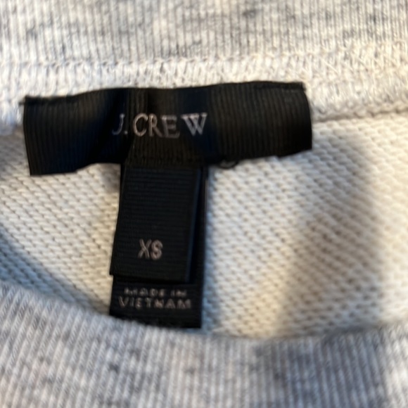 J. Crew Gray Melange Amour  Sweatshirt.  XS - Picture 6 of 10